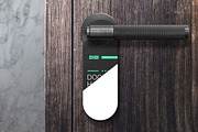 Door Hanger Mockup, an Advertising Mockup by Artlogs x Modaldesain (Thumbnail 3 of 4)