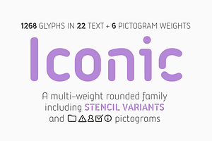 Iconic - 30 Fonts