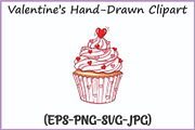 Valentines Doodle Clipart SVG Bundle, a Seasonal Illustration by Gfx Expert Team (Thumbnail 4 of 15)