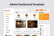 Makluwe - Food Admin Dashboard, an UI Kit Template by SquidPixey (Thumbnail 2 of 5)