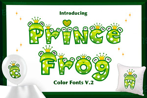 Prince Frog Color Font V.2