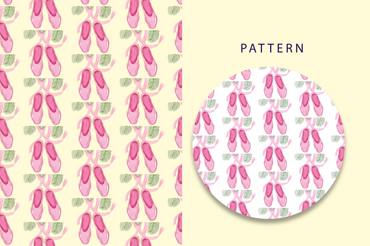 Painting Ballerina Shoes Bundle, a Background Graphic by bungamustia (Photo 13 of 13)