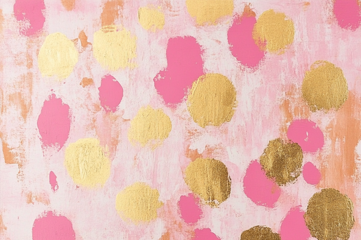 Blush & Gold Fusion, a Pattern Graphic by Printable Treasure (Photo 5 of 6)