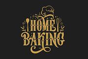 Set of vector cooking lettering, a Poster Template by Anna's Lettering (Thumbnail 4 of 13)