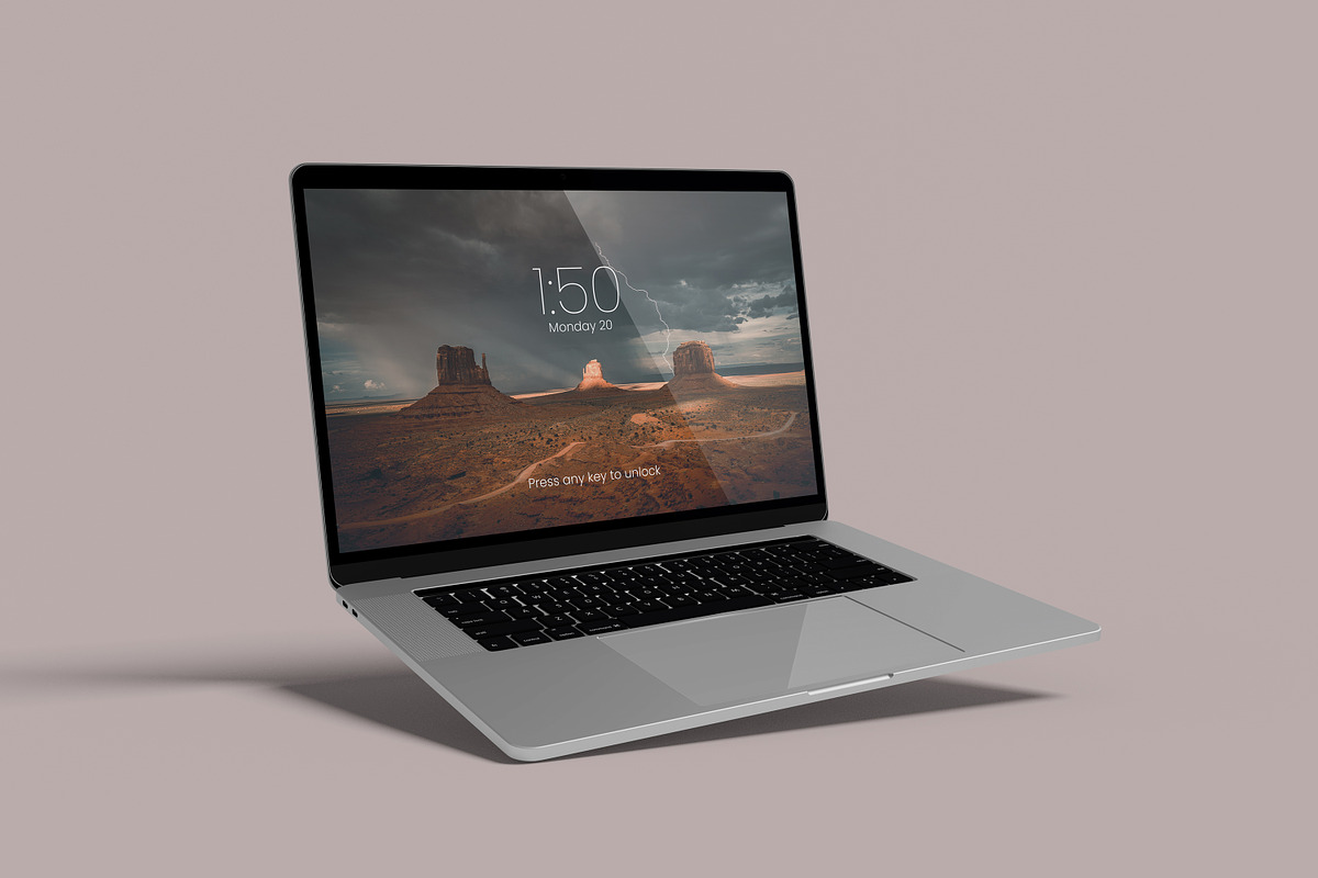 MacBook Pro Display Mockup, an iPhone Mockup by bimockup (Photo 7 of 13)