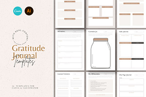 Gratitude Journal Templates