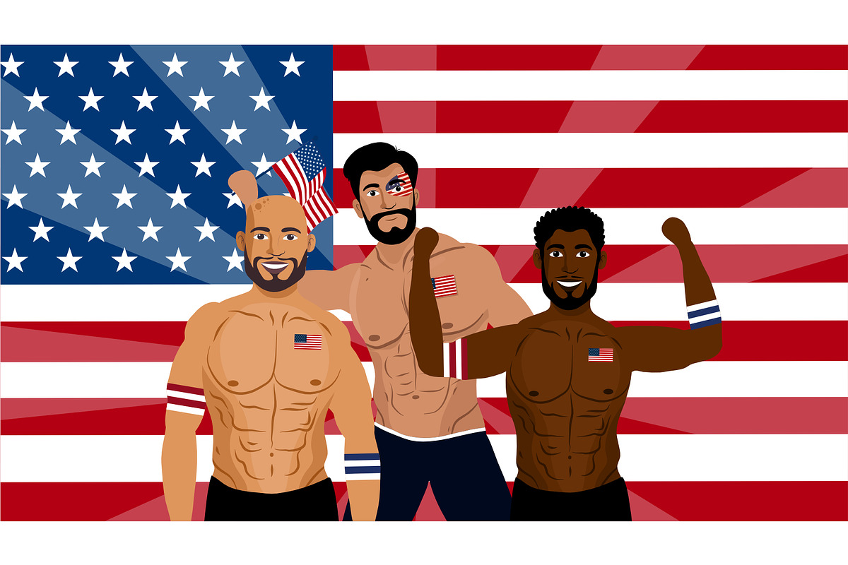 USA 4th of july, a Seasonal Illustration by foxndeer (Photo 2 of 4)