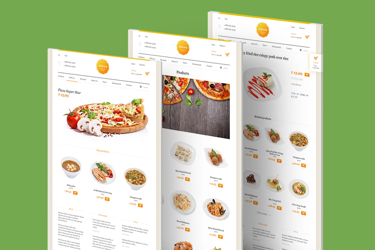 Delivery | PSD Template, a Websites & App Template by hezytheme (Photo 3 of 5)