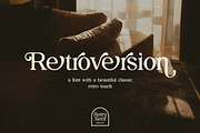 Retroversion Retro Serif Font, a Serif Font by UICreative (Thumbnail 1 of 14)