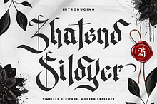 Zhatend Sildyer - Blackletter Font