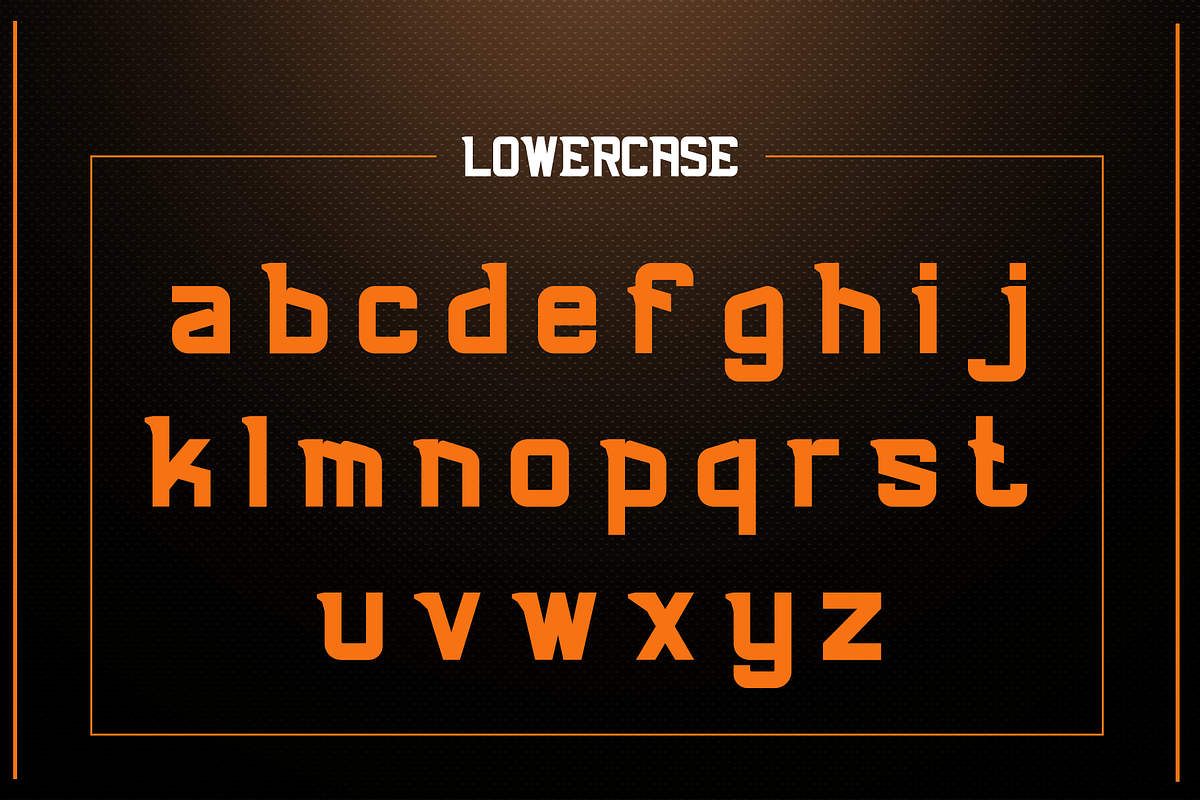 NFC ONRUSH DISPLAY FONT preview 6