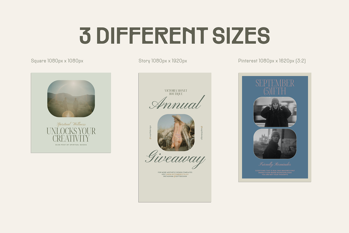Small Business Social Media CANVA+PS, a Social Media Template by September 5th (Photo 6 of 24)