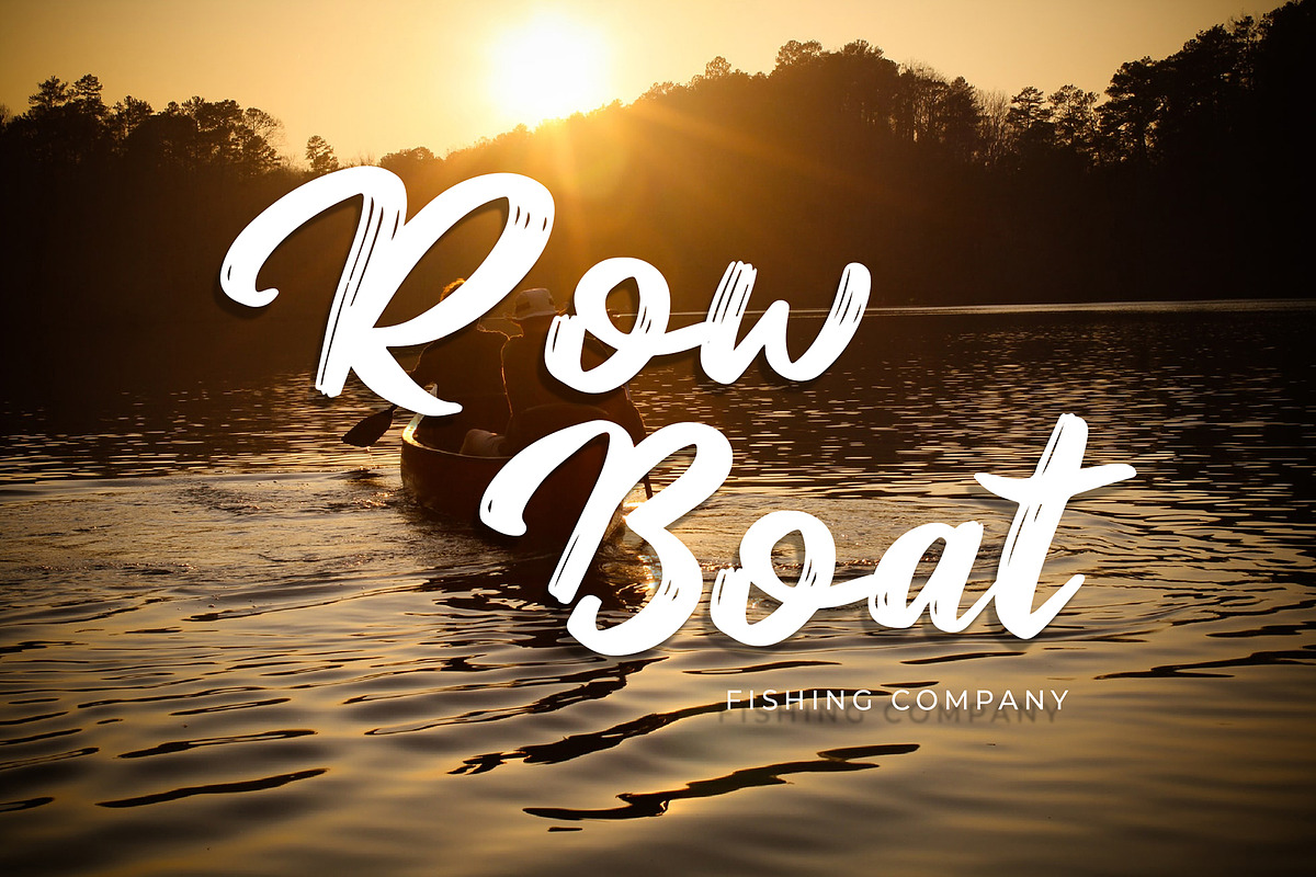 Tersanjung Modern Script Brush Font preview 6