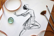 Ballet set illustrations, an Illustration by Ana Capree (Thumbnail 6 of 8)