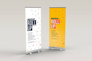 Roll Up Banner Mockup