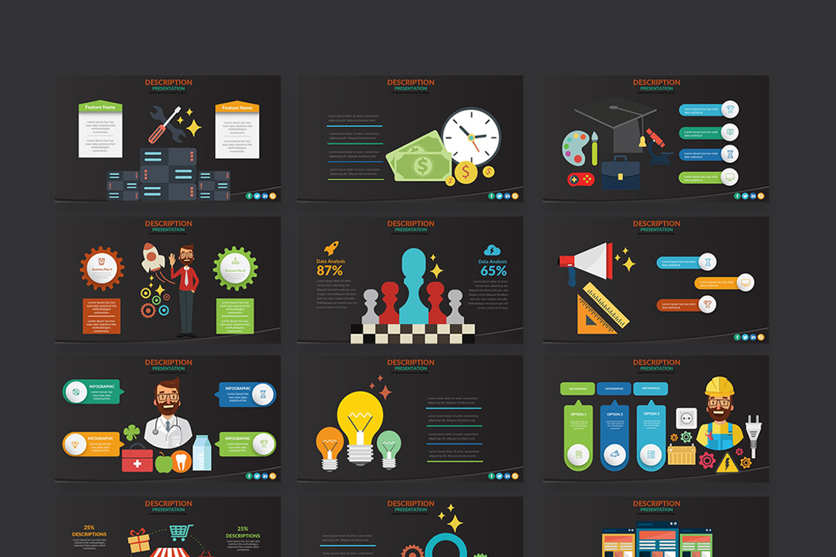 3 IN 1 Powerpoint Presentation, a Presentation Template by Graphicgo (Photo 9 of 30)