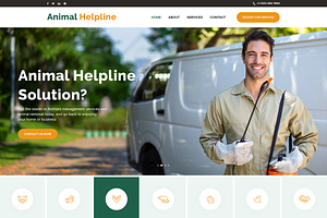 Animal Helpline Webdesign