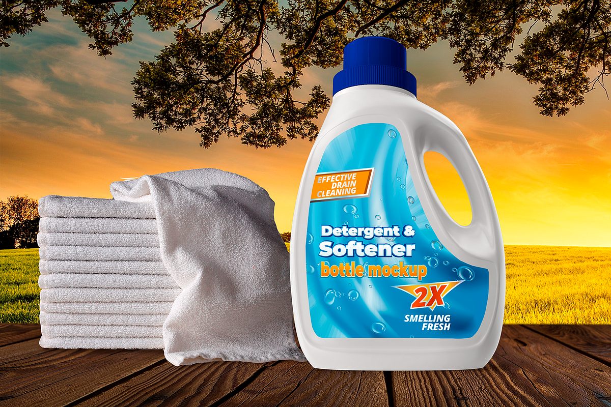 Detergent Bottle Mockup, a Templates & Theme by rogeriomarcos (Photo 6 of 10)