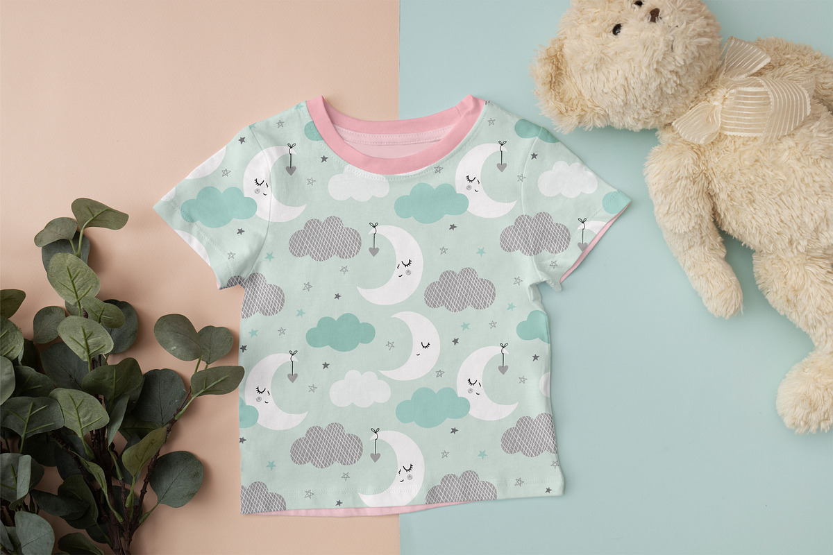 Cloud Seamless Pattern, a Pattern Graphic by Digital Studio (Photo 4 of 7)