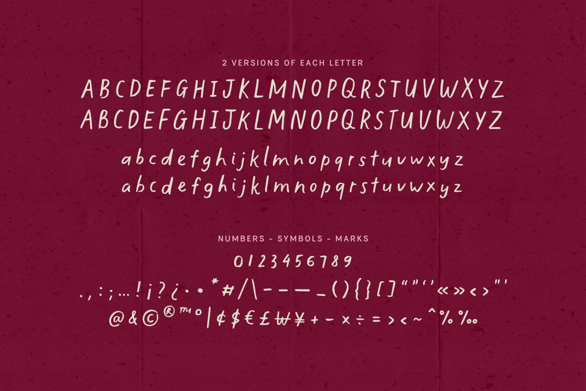 The Minimalist | Handwritten Font, a Handwritten Font by type peace (Photo 15 of 17)