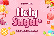 Holy Sugar - Cute Playful Font, a Font by Gumrega Studio (Thumbnail 1 of 8)