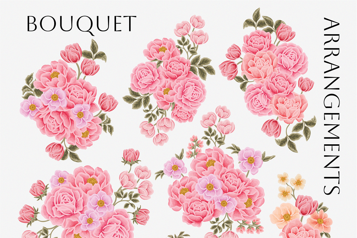 FESTIVE - Seasonal Flower Bundle, a Decorative Illustration by Artflorara (Photo 3 of 17)