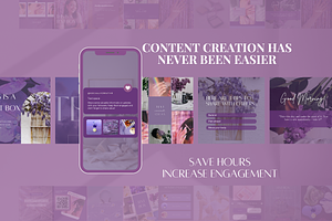 250 Purple Instagram Templates