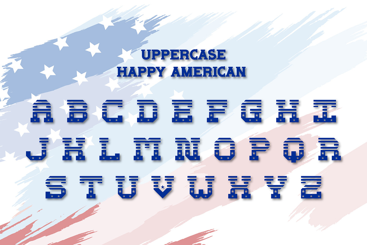 Happy American - Decorative Font, a Serif Font by Brown Cupple (Photo 2 of 8)
