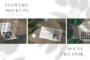Flowers - (Mockup kit) Scene Creator