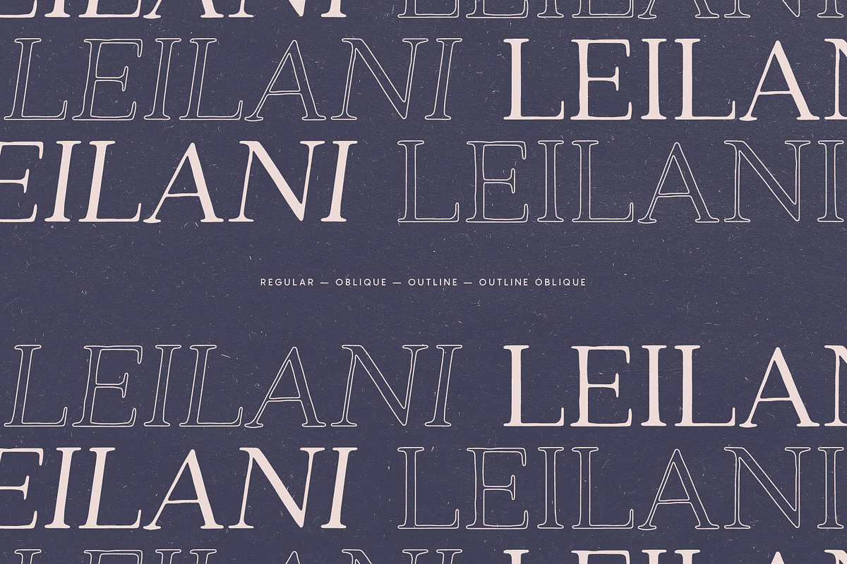 Leilani - Hand Drawn Elegant Serif, a Serif Font by Studio Aurora (Photo 4 of 9)