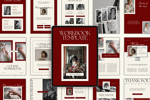 Canva Workbook Template for Coaches, a Magazine Template by Branding Babe Co.
