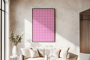 Framed Poster Living Room Template, an Advertising Mockup by The Rose Project (Thumbnail 3 of 3)