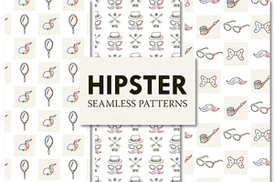 9 Hipster Seamless Patterns