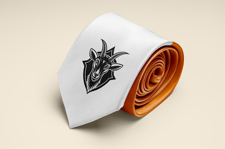Close-Up Necktie Mockup