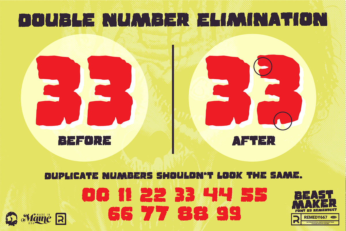Beast Maker - Horror Font, a Sans Serif Font by Remedy667 (Photo 4 of 5)