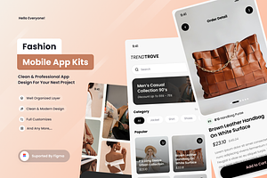 Varety - Fashion Mobile Apps, an UI Kit Template by SquidPixey