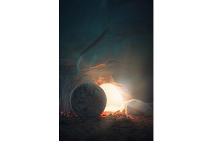 Empty tomb of Jesus Christ with, an Architecture Photo by Enjoy Photo