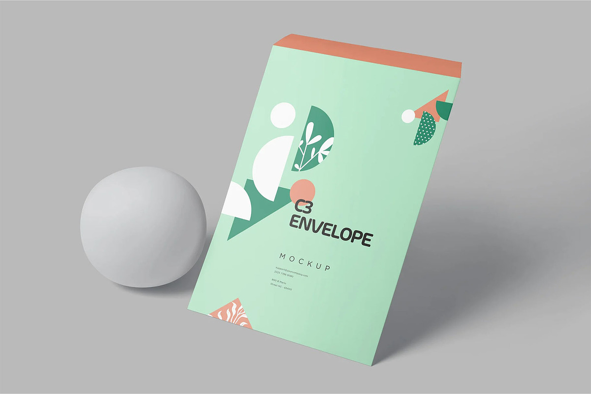 C3 Envelope Mockups, a Product Mockup by megostudi0 (Photo 4 of 6)