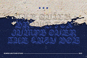 Hangod | Blackletter, a Blackletter Font by Brew & Butcher Studio (Thumbnail 8 of 11)