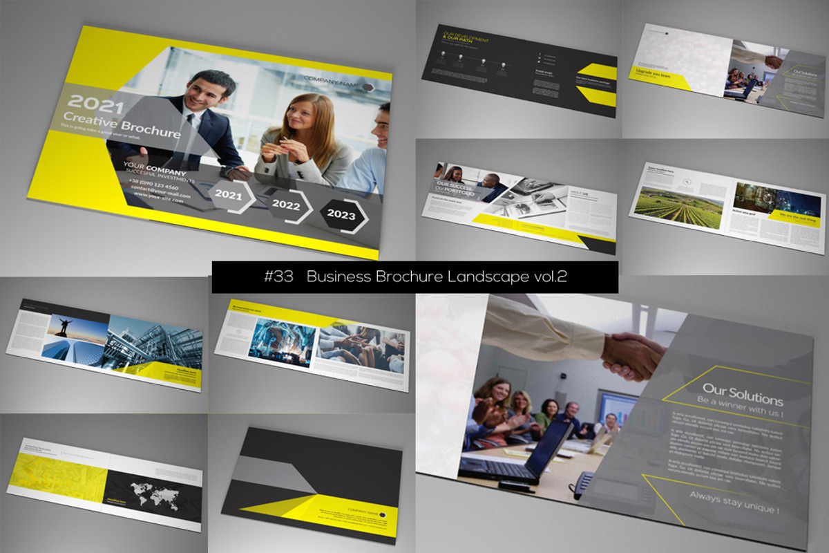 Graphic Templates Bundle Dream, a Brochure Template by RudanStudio (Photo 34 of 52)