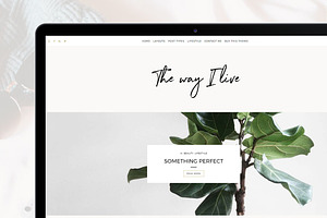 Minimal Wordpress Blog - TheWayIlive