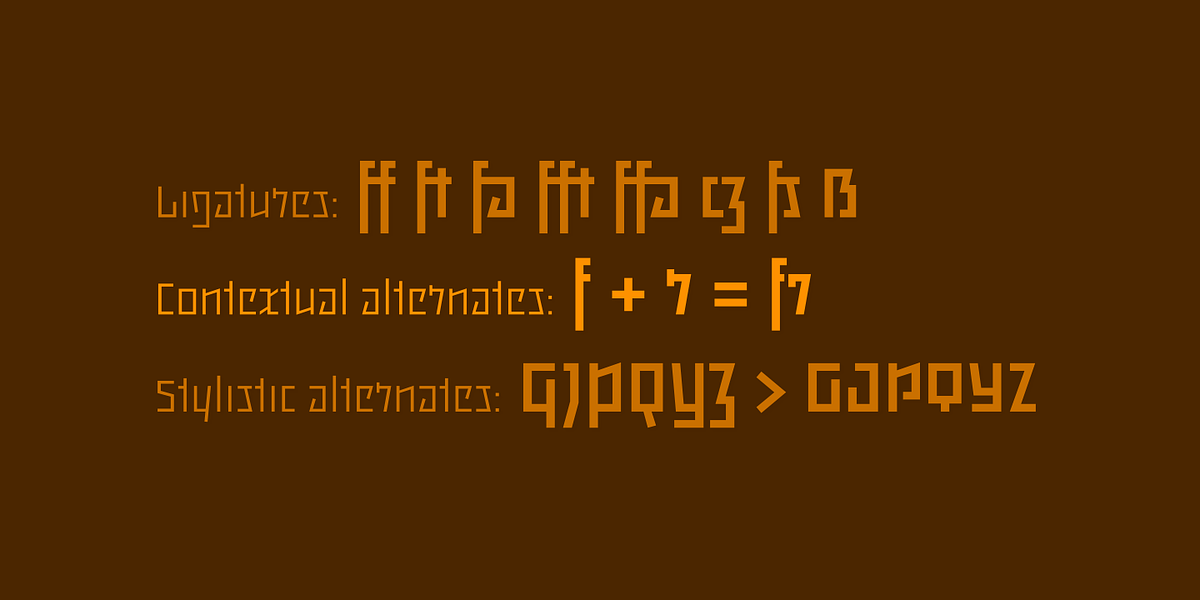 Backstein, a Sans Serif Font by Catharsis Fonts (Photo 3 of 5)