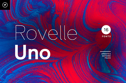 ROVELLE UNO - Modern Font Family, a Sans Serif Font by Designova®