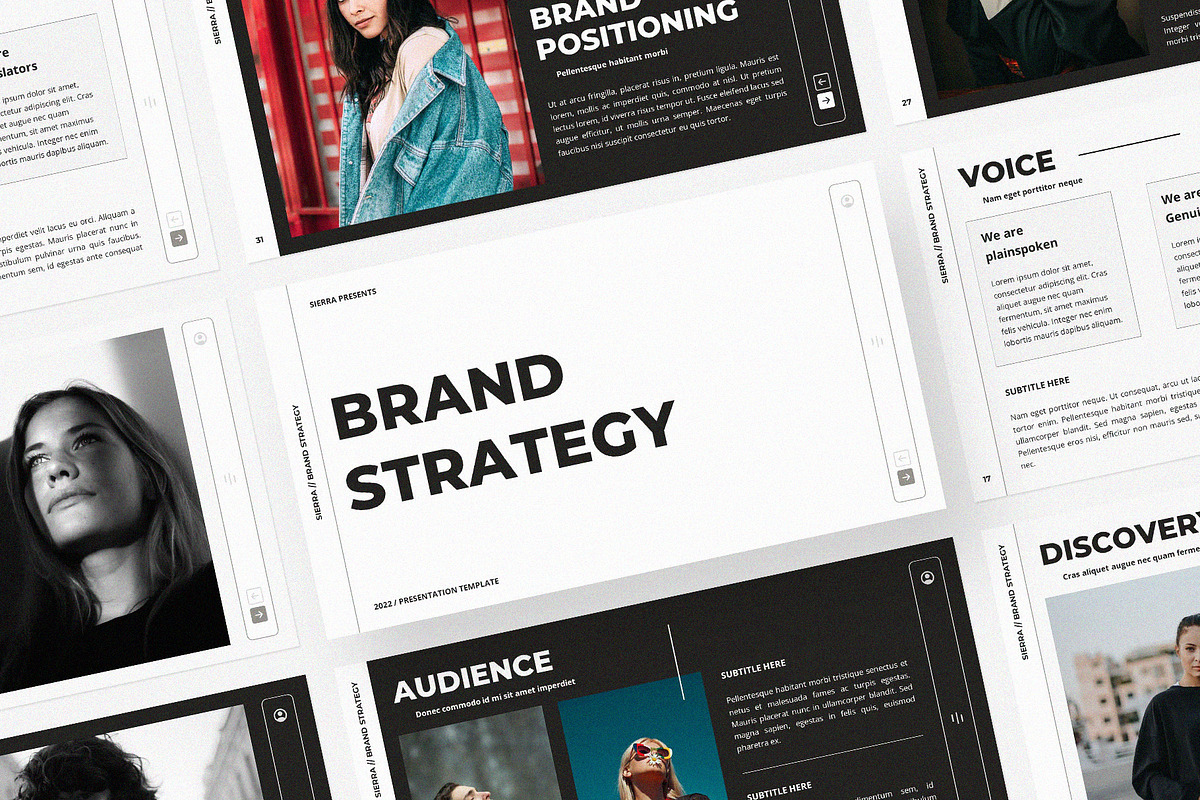 Brand Strategy PowerPoint Template, a Presentation Template by Gaize (Photo 1 of 9)
