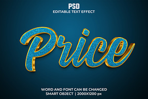 Luxury 3d Editable Text Effect Style, a Layer Style Add-On by bdrobin