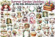 Summer Garden Wedding Set Clipart, an Illustration by Sublimation Artist (Thumbnail 1 of 6)