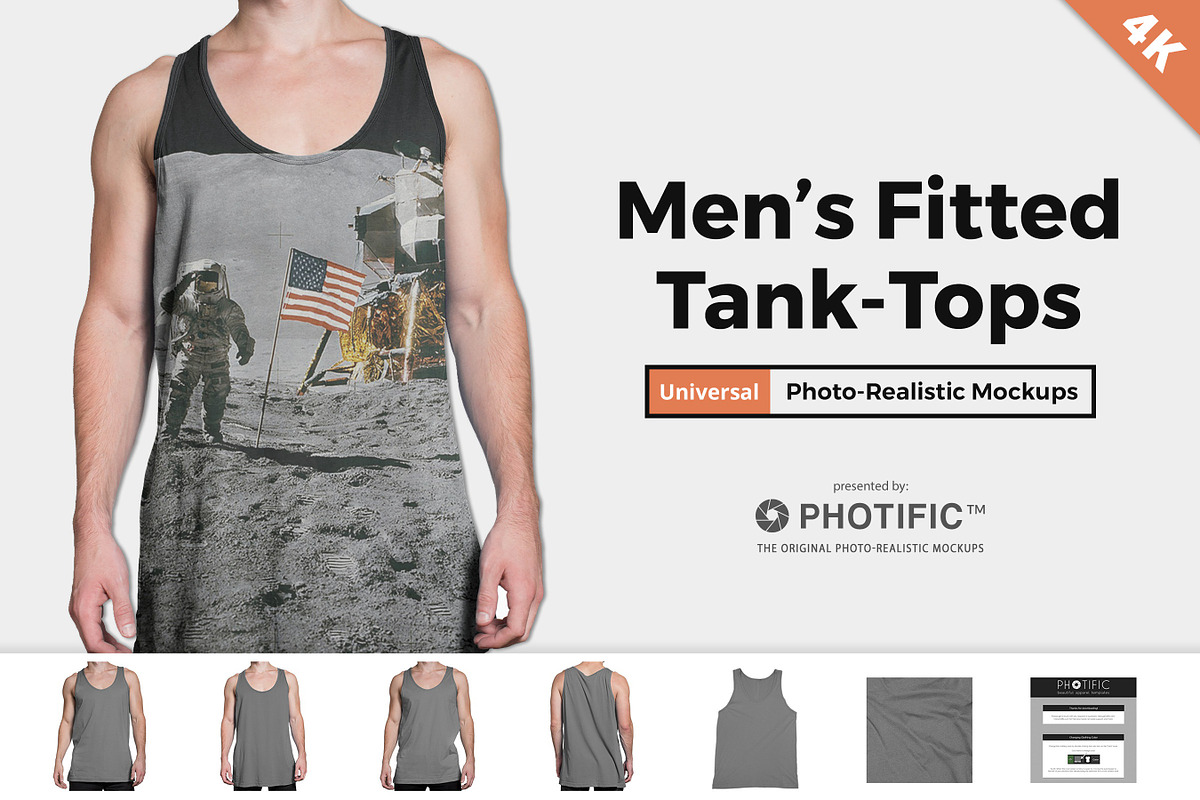 Tank Top - Apparel Mockups, a Shirt Mockup by Photific (Photo 1 of 5)