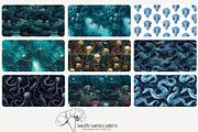 70 sea monster seamless pattern, a Pattern Graphic by Poppy Lane Studio (Thumbnail 5 of 10)