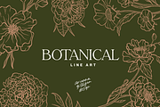 Line-Art Botanicals Pack, an Illustration by Drawn By Arianna (Thumbnail 2 of 5)
