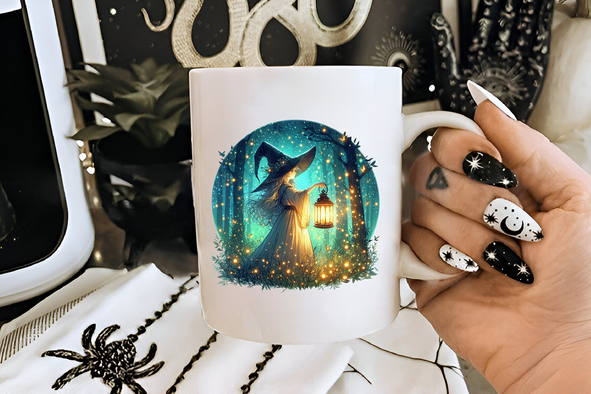 Halloween Witch Sublimation, an Illustration by RobertsArt (Photo 4 of 7)